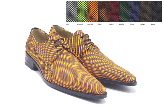 Modèle de chaussure Titian, fabriqué en Piel 129_Himalaya Orange