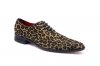 Modèle de chaussure Rosalind, fabriqué en FANTASIA LEOPARDO