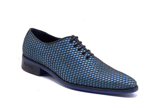 Modèle TRAVIS BLUE, fabriqué en maille noire